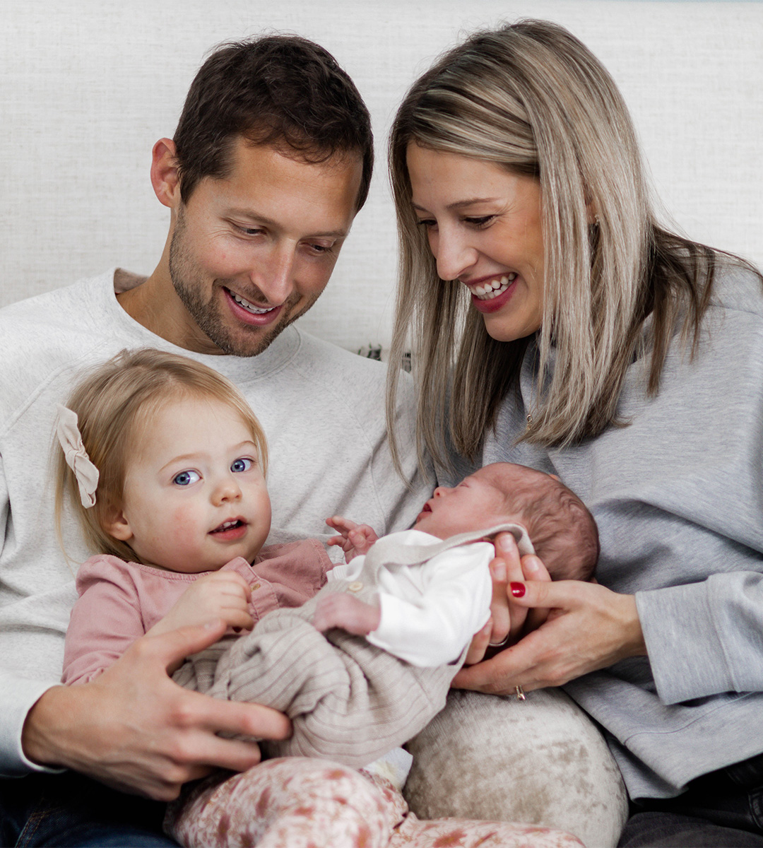 Dr. Paige Rechtin and her family in Crestview Hills, KY